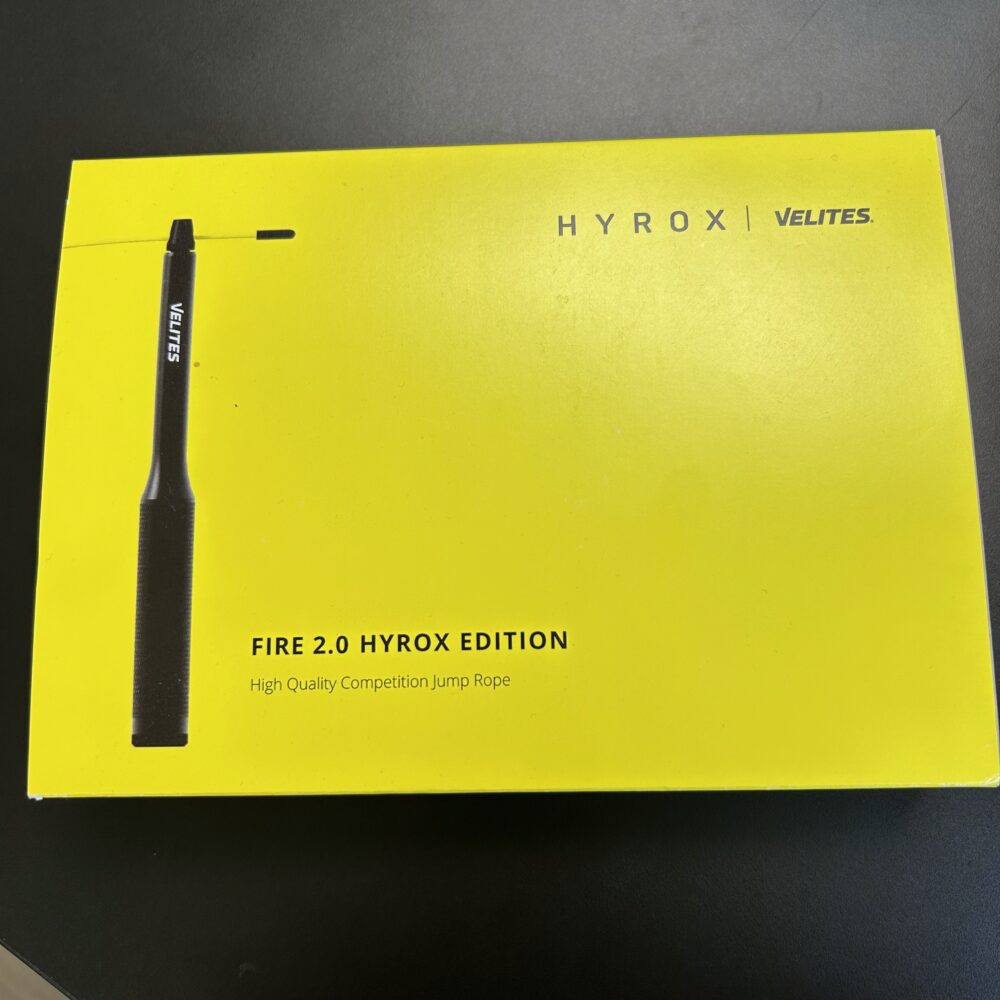 Outlet: Velites Fire Springseil Farbe Schwarz Hyrox Edition