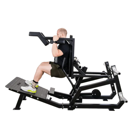 Hack Squat an Super Squat Maschine