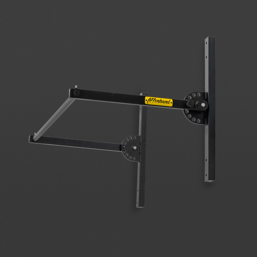 Verstellbare klappbare Klimmzugstange für Crosstraining an der Wand montiert