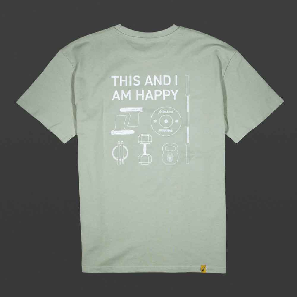 Affenhand® This and I am Happy Oversized Shirt – Bild 4